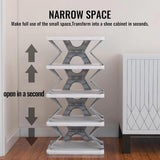 Modular Stackable Shoe Rack – front view