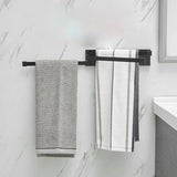 No-Drill Bathroom Towel Rack