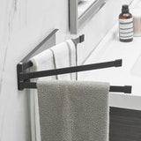 No-Drill Bathroom Towel Rack