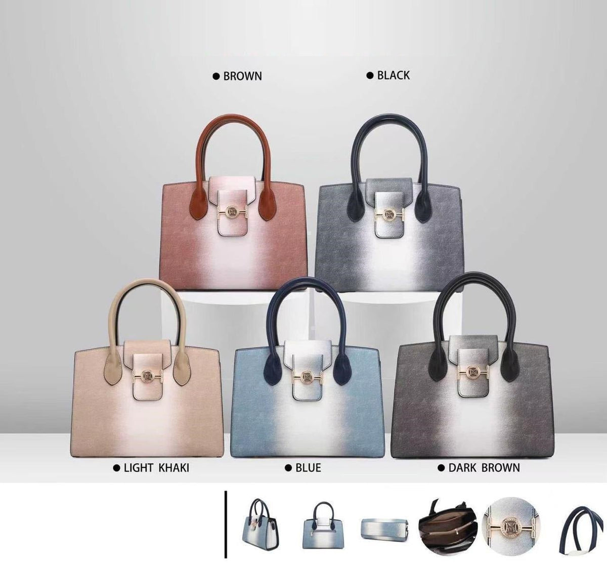 Ombre Gradient Tote Bag – main view