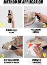 Poetry Health – Sneaker Cleaning Kit - in use
