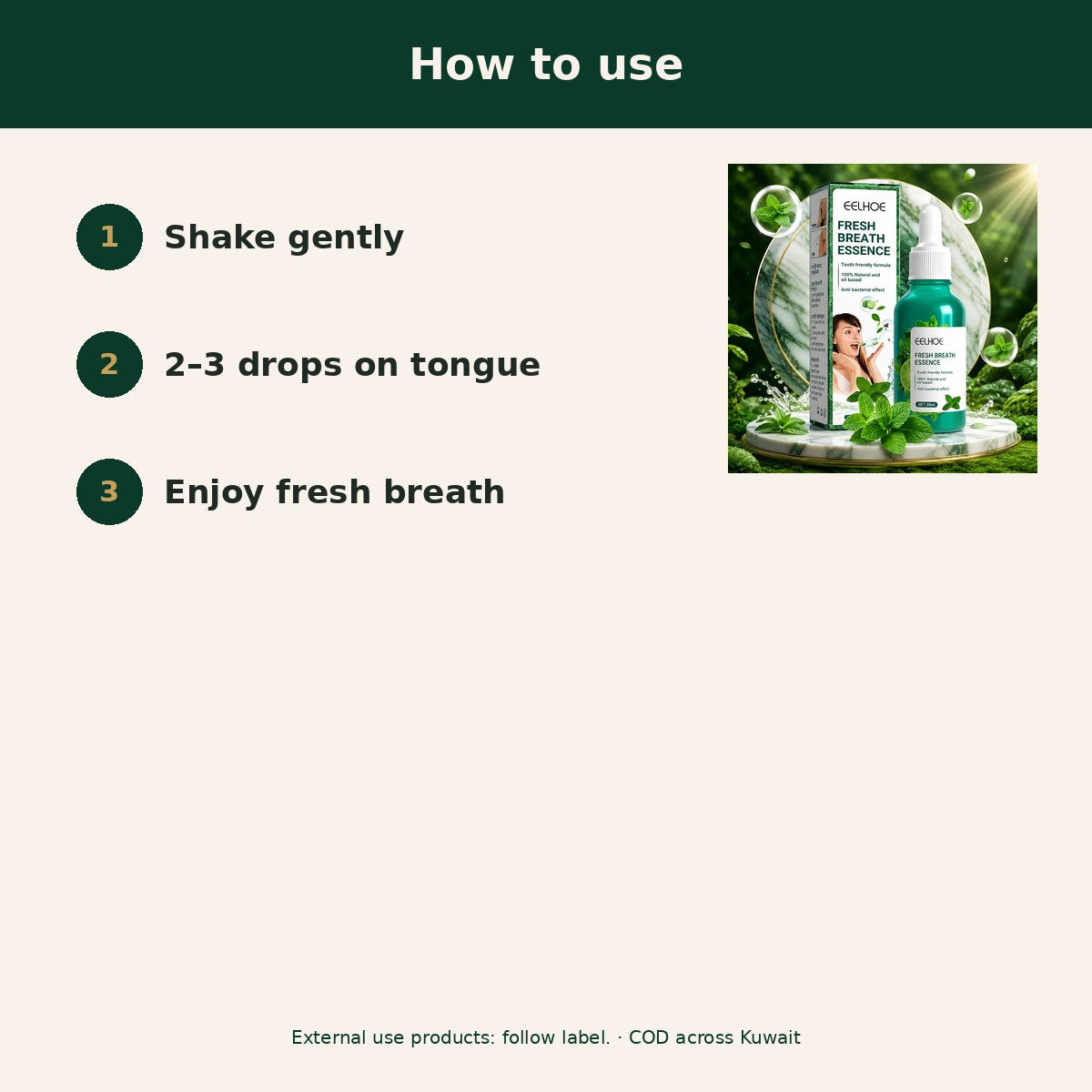 Fresh Breath Drops — howto