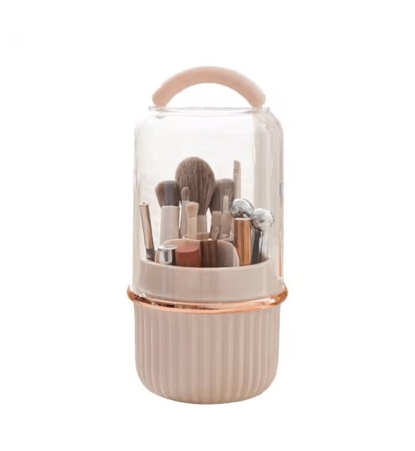 Rotating Brush Storage Bin