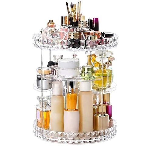 Rotating Vanity Organizer – front view