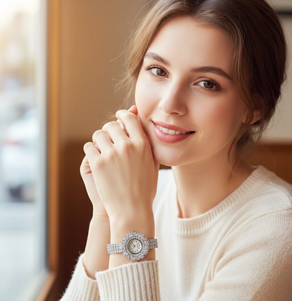 Royal Sunburst Crystal Watch – main view