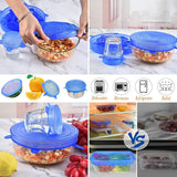 Silicone Stretch Lids With Bowl (Pack of 6) – main view