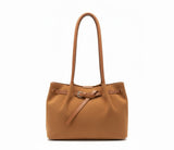 Slouchy Suede Totes – front view