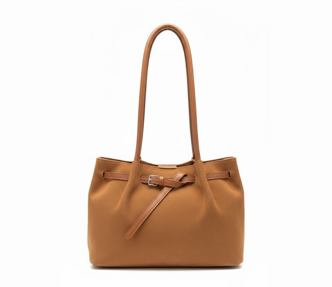 Slouchy Suede Totes – front view