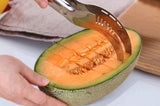 Stainless Steel Melon Cutter – in use