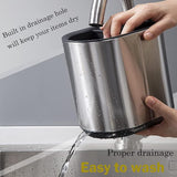 Stainless Steel Storage Rack – in use