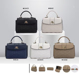 Textured Wave Flap Handbag – main view