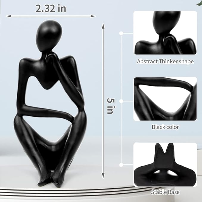 Thinking Man Art Sculpture – in use