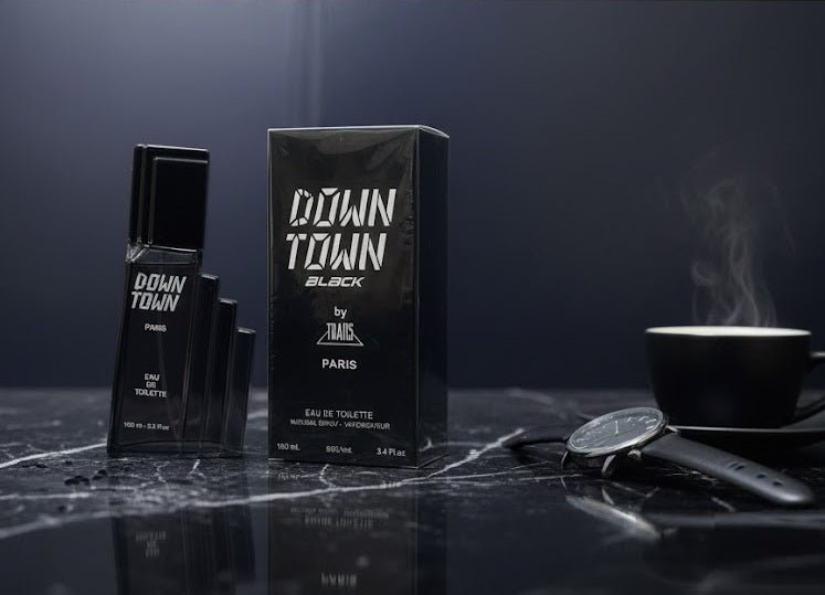 TRANS Paris – Down Town Black Perfume - front view