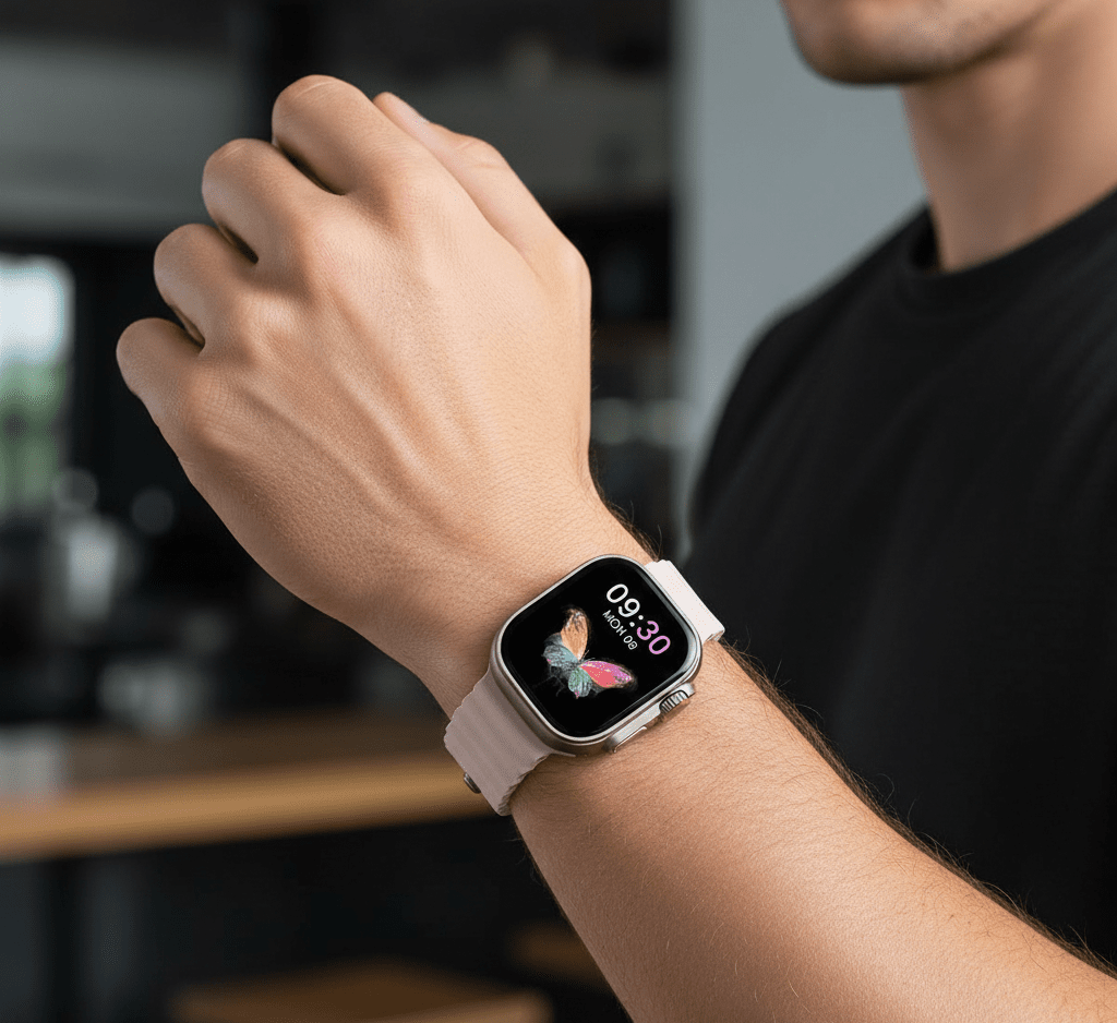 Ultra2 Mini Amoled Smartwatch - front view | Qamaira UAE