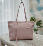 Vertical Ribbed Tote Bag – front view