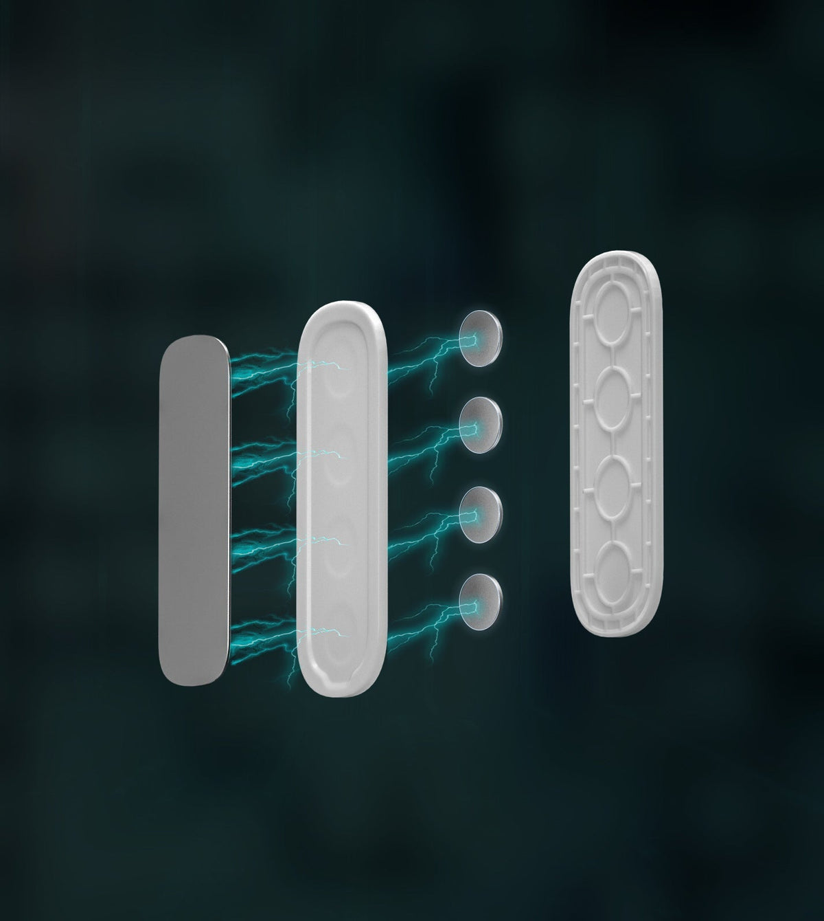 Wall Mounted Socket Row Storage Device – in use