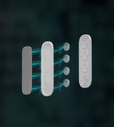 Wall Mounted Socket Row Storage Device – in use