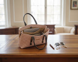 Women’s Printed Tote Handbag with Pouch – main view