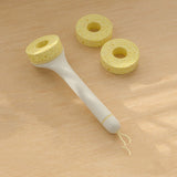Wood Pulp Sponge Cleaning Brush – front view